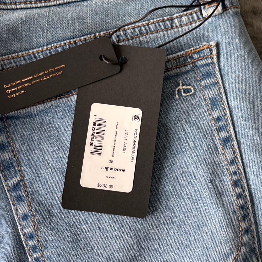 Rag & Bone New Dylan Slim Boyfriend Jeans - Picture 5 of 10